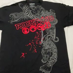 NWOT Rockband Tiger Print Crewneck Shirt